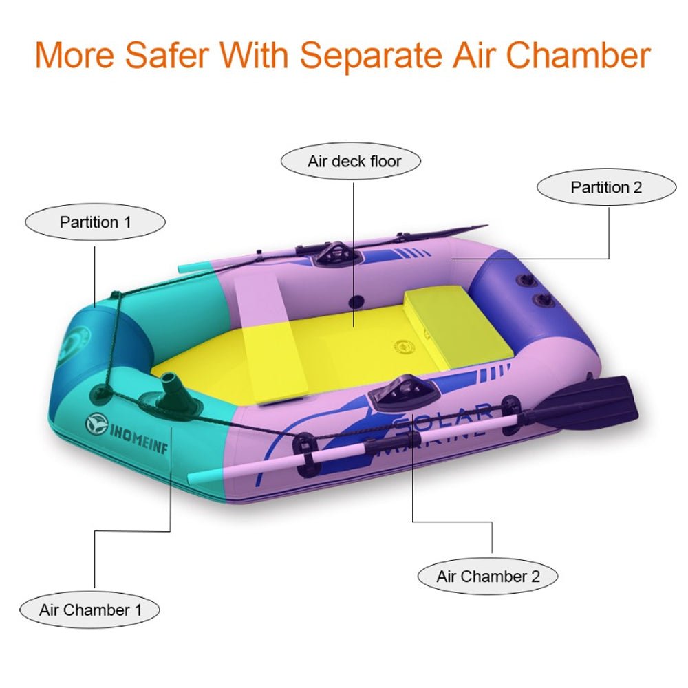 Double Clip Net Hovercraft Rubber Dinghy Thickened Hard Bottom