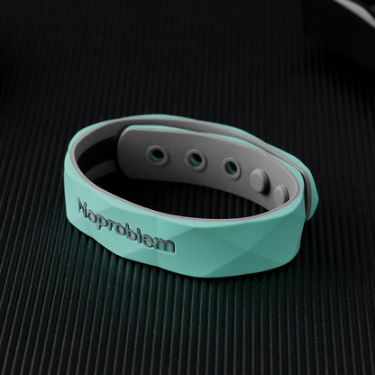 Charm Energy Infinity Health Ion Fitness Silicone Waterproof Tourmaline Band Bracelets