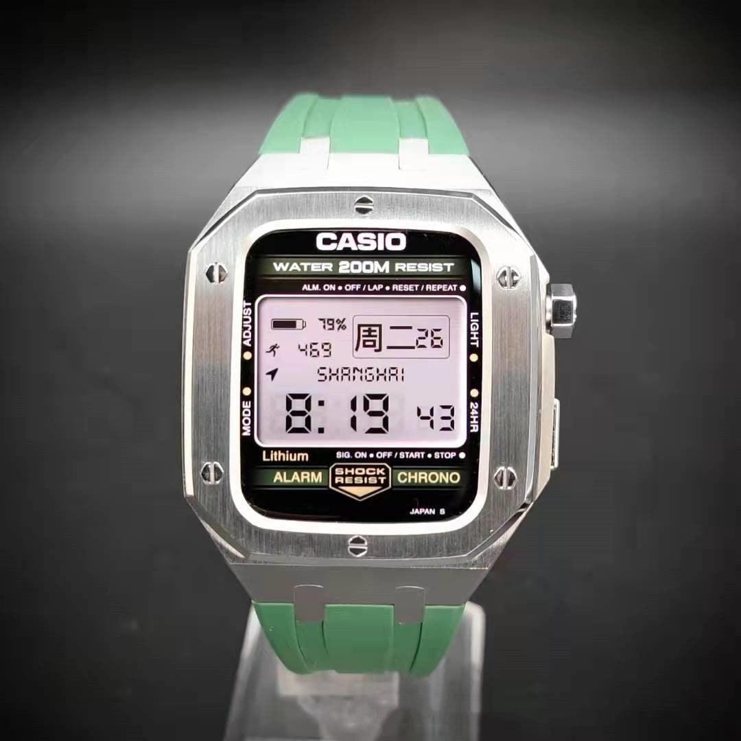 New Watch Metal Case Modification Accessories 44 45mm