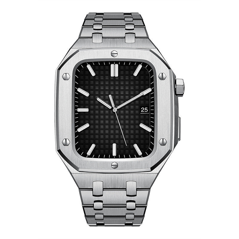 New Watch Metal Case Modification Accessories 44 45mm