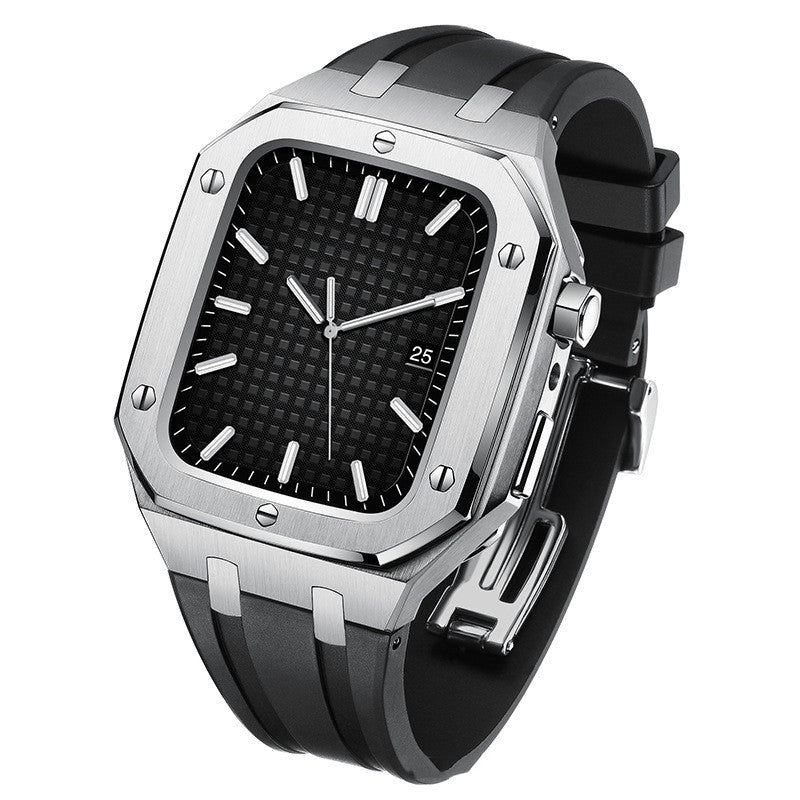 New Watch Metal Case Modification Accessories 44 45mm