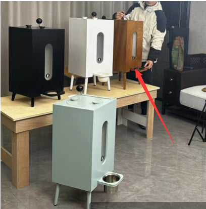 Wooden Pet Feeder Large Capacity